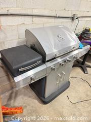 MaxSold Auction: Char-Broil 4-Burner Propane Gas Grill Stainless Steel with Side Burner - East Brunswick (New Jersey, USA) SELLER MANAGED Reseller Online Auction - Tices Lane