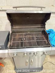 MaxSold Auction: Char-Broil 4-Burner Propane Gas Grill Stainless Steel with Side Burner - East Brunswick (New Jersey, USA) SELLER MANAGED Reseller Online Auction - Tices Lane
