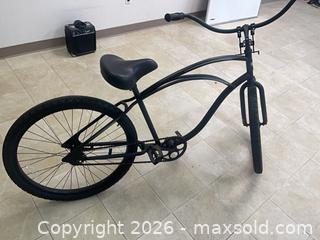 MaxSold Auction: Electra Black 26-inch Single-Speed Beach Cruiser - East Brunswick (New Jersey, USA) SELLER MANAGED Reseller Online Auction - Tices Lane