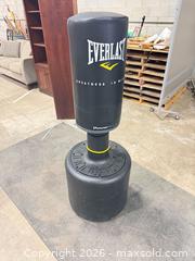 MaxSold Auction: Everlast PowerCore Freestanding Punching Bag - Black - East Brunswick (New Jersey, USA) SELLER MANAGED Reseller Online Auction - Tices Lane