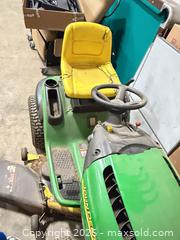 MaxSold Auction: John Deere Riding Lawn Mower L100 Series – 42 in Deck - East Brunswick (New Jersey, USA) SELLER MANAGED Reseller Online Auction - Tices Lane