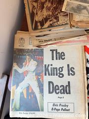 MaxSold Auction: Lot of Vintage Newspapers & Pullouts — Elvis, Music, Sports - East Brunswick (New Jersey, USA) SELLER MANAGED Reseller Online Auction - Tices Lane