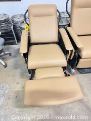 MaxSold Auction: Pair of Tan Medical Recliner Chairs with Casters - East Brunswick (New Jersey, USA) SELLER MANAGED Reseller Online Auction - Tices Lane