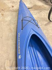 MaxSold Auction: Pamlico 120 Sit-in Kayak, Blue, ~12 ft - East Brunswick (New Jersey, USA) SELLER MANAGED Reseller Online Auction - Tices Lane