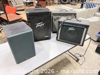 MaxSold Auction: Peavey 110 & Fender Princeton 112 Plus Amps/Cabinets - East Brunswick (New Jersey, USA) SELLER MANAGED Reseller Online Auction - Tices Lane