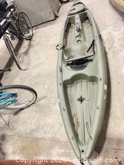 MaxSold Auction: Pelican Sit-on-top Kayak, Single Seat, Green/Olive - East Brunswick (New Jersey, USA) SELLER MANAGED Reseller Online Auction - Tices Lane