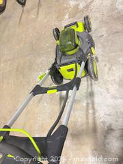 MaxSold Auction: Sun Joe 18 in Push Lawn Mower, 48V Lithium-Ion - East Brunswick (New Jersey, USA) SELLER MANAGED Reseller Online Auction - Tices Lane