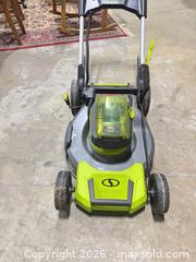 MaxSold Auction: Sun Joe 18 in Push Lawn Mower, 48V Lithium-Ion - East Brunswick (New Jersey, USA) SELLER MANAGED Reseller Online Auction - Tices Lane