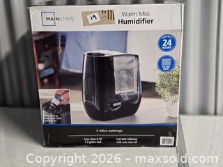 MaxSold Auction: M019 - Mainstays Warm Mist Humidifier - Read Comments - Whitby (Ontario, Canada) SELLER MANAGED Reseller Online Auction - Taunton Road East (STORAGE)