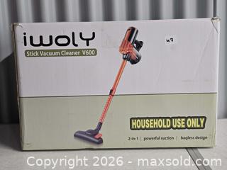 MaxSold Auction: M047 - iWoly Stick Vacuum - Light Use - Read Comments - Whitby (Ontario, Canada) SELLER MANAGED Reseller Online Auction - Taunton Road East (STORAGE)