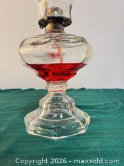MaxSold Auction: Antique Clear Glass and Brass Oil Lamp, 10–15 in - Ottawa (Nepean) (Ontario, Canada) SELLER MANAGED Moving Online Auction - Grenfell Crescent