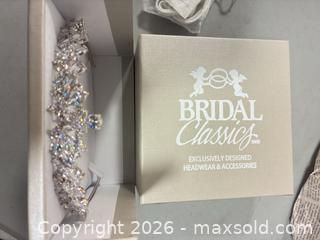 MaxSold Auction: Bridal Classics Silver-Tone Rhinestone Tiara / Crown - Ottawa (Ontario, Canada) SELLER MANAGED Moving Online Auction - Grenfell