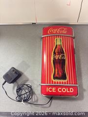 MaxSold Auction: Coca-Cola Metal Lighted Wall Sign, Red/White/Black - Ottawa (Nepean) (Ontario, Canada) SELLER MANAGED Moving Online Auction - Grenfell Crescent