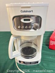 MaxSold Auction: Cuisinart 12-Cup White Programmable Drip Coffee Maker - Ottawa (Nepean) (Ontario, Canada) SELLER MANAGED Moving Online Auction - Grenfell Crescent