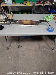 MaxSold Auction: Decorative Real Horn Longhorns with Leather Center Wrap - Ottawa (Nepean) (Ontario, Canada) SELLER MANAGED Moving Online Auction - Grenfell Crescent