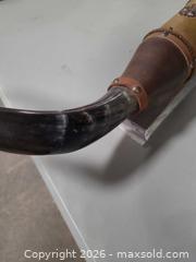 MaxSold Auction: Decorative Real Horn Longhorns with Leather Center Wrap - Ottawa (Nepean) (Ontario, Canada) SELLER MANAGED Moving Online Auction - Grenfell Crescent