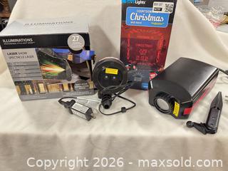 MaxSold Auction: Illuminations Laser Holiday/Christmas Projector (Red & Black) - Ottawa (Nepean) (Ontario, Canada) SELLER MANAGED Moving Online Auction - Grenfell Crescent