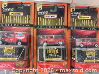 MaxSold Auction: Matchbox Coca-Cola Premiere Collection Die-Cast Vehicles, Lot of 4-6 - Ottawa (Nepean) (Ontario, Canada) SELLER MANAGED Moving Online Auction - Grenfell Crescent