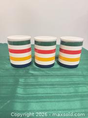 MaxSold Auction: Set of 3 Ceramic Canisters with Lids - Ottawa (Nepean) (Ontario, Canada) SELLER MANAGED Moving Online Auction - Grenfell Crescent