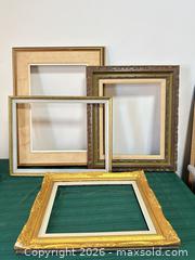 MaxSold Auction: Set of Wood Picture Frames, Gold Gilt & Carved Antique Brown - Ottawa (Nepean) (Ontario, Canada) SELLER MANAGED Moving Online Auction - Grenfell Crescent