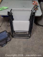 MaxSold Auction: Zero Gravity Reclining Chair with Cooler Bag, Light Gray/Blue - Ottawa (Nepean) (Ontario, Canada) SELLER MANAGED Moving Online Auction - Grenfell Crescent