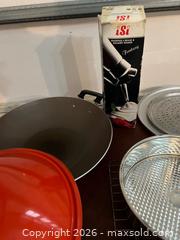 MaxSold Auction: Assorted pots, pans, bakeware  - Delta (British Columbia, Canada) SELLER MANAGED Moving Online Auction - Ferry Road
