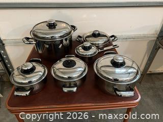 MaxSold Auction: Carrera pots set - Delta (British Columbia, Canada) SELLER MANAGED Moving Online Auction - Ferry Road