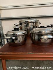 MaxSold Auction: Carrera pots set - Delta (British Columbia, Canada) SELLER MANAGED Moving Online Auction - Ferry Road