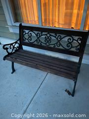 MaxSold Auction: Outdoor garden bench - Delta (British Columbia, Canada) SELLER MANAGED Moving Online Auction - Ferry Road