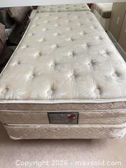MaxSold Auction: Single bed-box spring, pillow top mattress and bed frame - Delta (British Columbia, Canada) SELLER MANAGED Moving Online Auction - Ferry Road