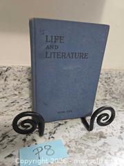 MaxSold Auction: 1943 "LIFE & LITERATURE Book LOT"P8" - Kingston (Ontario, Canada) SELLER MANAGED Downsizing Online Auction - Morenz Cresecent
