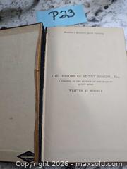 MaxSold Auction: ANTIQUE- 1907- "HENRY ESMOND" Book LOT"P23" - Kingston (Ontario, Canada) SELLER MANAGED Downsizing Online Auction - Morenz Cresecent