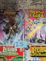MaxSold Auction: Assorted Comic Books x4- LOT "I 5" - Kingston (Ontario, Canada) SELLER MANAGED Downsizing Online Auction - Morenz Cresecent