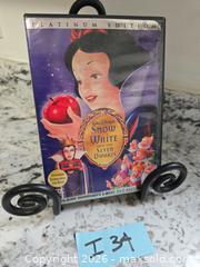 MaxSold Auction: DISNEYS- SNOW WHITE "PLATINUM EDITION"- LOT "I 34" - Kingston (Ontario, Canada) SELLER MANAGED Downsizing Online Auction - Morenz Cresecent
