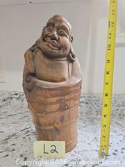MaxSold Auction: Handcarved Smirking BUDDAH Statue LOT"L2" - Kingston (Ontario, Canada) SELLER MANAGED Downsizing Online Auction - Morenz Cresecent