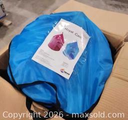 MaxSold Auction: KIDS BLUE CASTLE POP-UP TENT - Kingston (Ontario, Canada) SELLER MANAGED Downsizing Online Auction - Morenz Cresecent