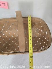 MaxSold Auction: LARGE- Collectible Old Basket - Kingston (Ontario, Canada) SELLER MANAGED Downsizing Online Auction - Morenz Cresecent