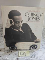 MaxSold Auction: Large Quincy Jones Memorabilia Book LOT"K14" - Kingston (Ontario, Canada) SELLER MANAGED Downsizing Online Auction - Morenz Cresecent