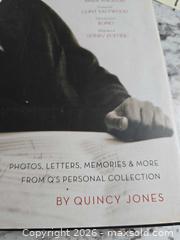 MaxSold Auction: Large Quincy Jones Memorabilia Book LOT"K14" - Kingston (Ontario, Canada) SELLER MANAGED Downsizing Online Auction - Morenz Cresecent