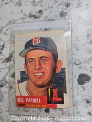MaxSold Auction: MLB-1952- "MEL PARNELL" Baseball Card - Kingston (Ontario, Canada) SELLER MANAGED Downsizing Online Auction - Morenz Cresecent