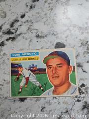 MaxSold Auction: MLB-1955-Original "LUIS ARROYO" Baseball Card - Kingston (Ontario, Canada) SELLER MANAGED Downsizing Online Auction - Morenz Cresecent
