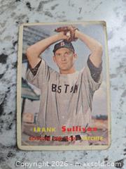 MaxSold Auction: MLB-1957- "FRANK SULLIVAN" Baseball Card - Kingston (Ontario, Canada) SELLER MANAGED Downsizing Online Auction - Morenz Cresecent