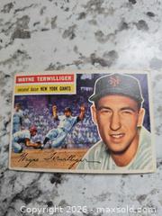 MaxSold Auction: MLB- 1952 WAYNE TERWILLIGER Baseball Card - Kingston (Ontario, Canada) SELLER MANAGED Downsizing Online Auction - Morenz Cresecent