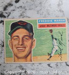 MaxSold Auction: MLB- 1954- FREDDIE MARSH Baseball Card  - Kingston (Ontario, Canada) SELLER MANAGED Downsizing Online Auction - Morenz Cresecent