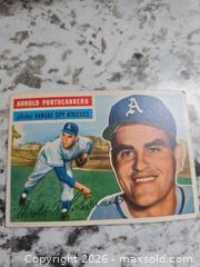 MaxSold Auction: MLB- 1955 ARNOLD PORTOCARRERO Baseball Card - Kingston (Ontario, Canada) SELLER MANAGED Downsizing Online Auction - Morenz Cresecent