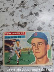 MaxSold Auction: MLB- 1955 TOM BREWER Baseball Card - Kingston (Ontario, Canada) SELLER MANAGED Downsizing Online Auction - Morenz Cresecent