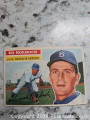 MaxSold Auction: MLB- 1958 ED ROEBUCK Baseball Card - Kingston (Ontario, Canada) SELLER MANAGED Downsizing Online Auction - Morenz Cresecent
