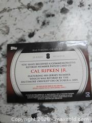 MaxSold Auction: MLB- CAL RIPKEN Jr. "Patch" Card - Kingston (Ontario, Canada) SELLER MANAGED Downsizing Online Auction - Morenz Cresecent