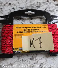 MaxSold Auction: NEW-50ft. Rope Bundle LOT"K7" - Kingston (Ontario, Canada) SELLER MANAGED Downsizing Online Auction - Morenz Cresecent