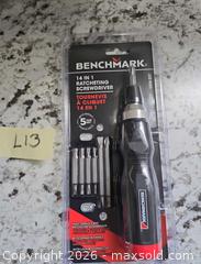MaxSold Auction: NEW- 14-in-1 BENCHMARK RATCHETING SCREWDRIVER Set - Kingston (Ontario, Canada) SELLER MANAGED Downsizing Online Auction - Morenz Cresecent